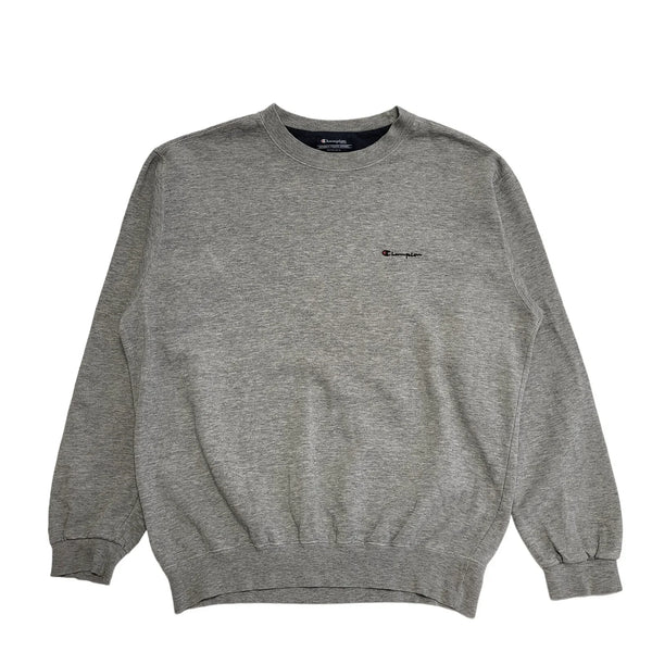 Champion 90's Sweatshirt Grey Crew Neck Mens UK Size XL