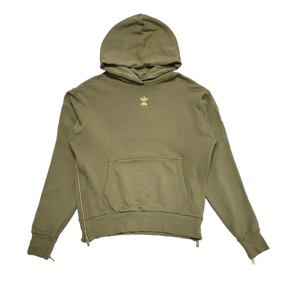 Adidas Green Long Sleeve Sports Zip Sweatshirt Hoodie Uk Women's Size M K672