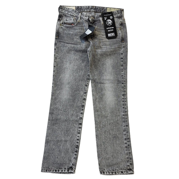 Diesel D-Rifty Grey Straight Denim Jeans UK Women's 8 W27 L32 Bnwt G428