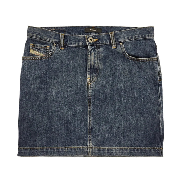 Diesel Dark Blue Casual Denim Skirt UK Women's 8 W27 DD442
