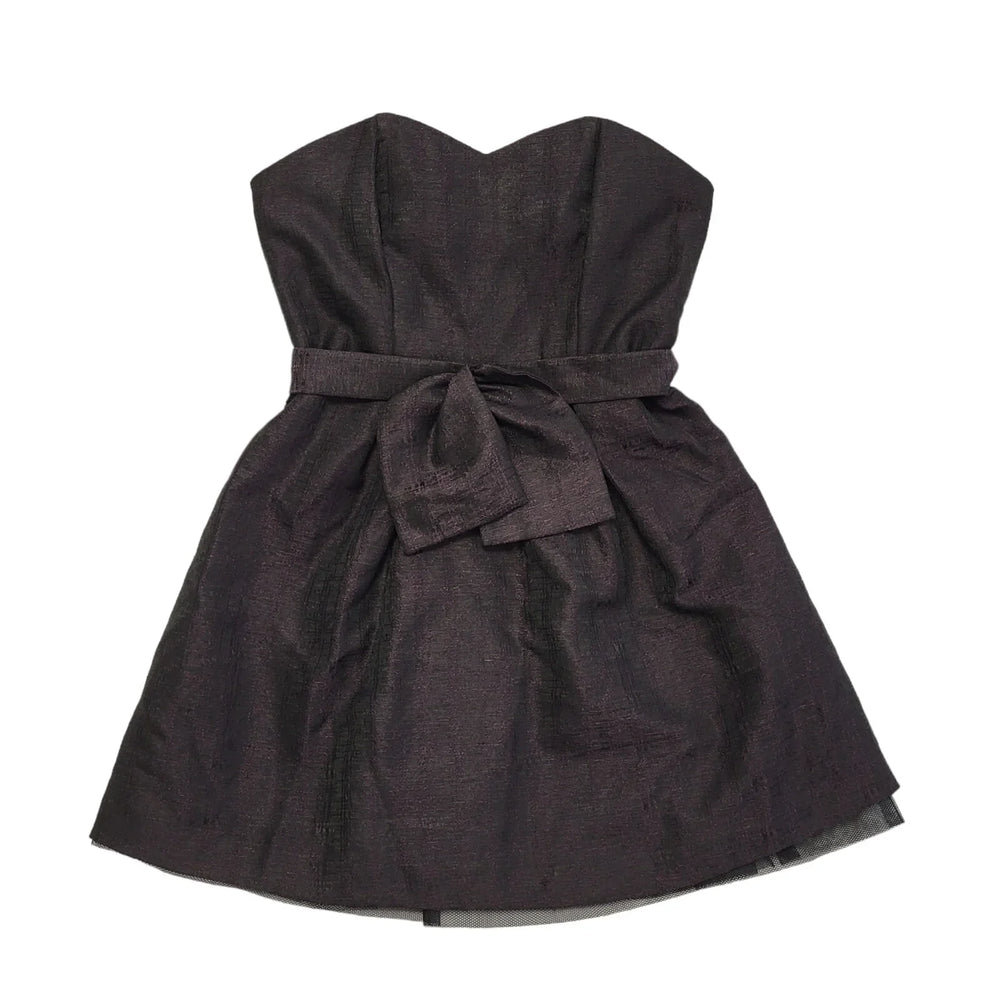 Next Black Bow Tie Belt Sleeveless Dress Uk Women's Size 10 Bnwt DD88