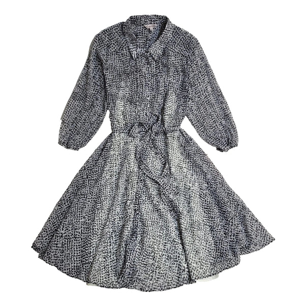 Nanette Black 3/4 Sleeve Sugar Sizzle Shirt Dress UK Women's Size 12 Bnwt FF19