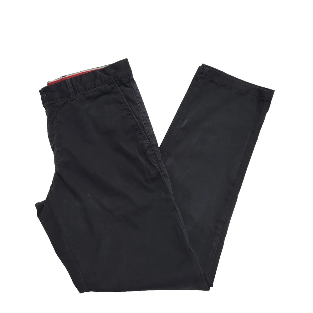 Tommy Hilfiger THFlex Navy Blue Straight Leg Trousers Uk Men's M W32 L32 L418