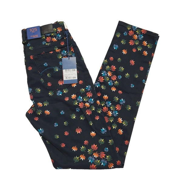 Trussardi Jeans Black Abstract Skinny Denim Jeans UK Women's 8 W27 L31 Bnwt L441