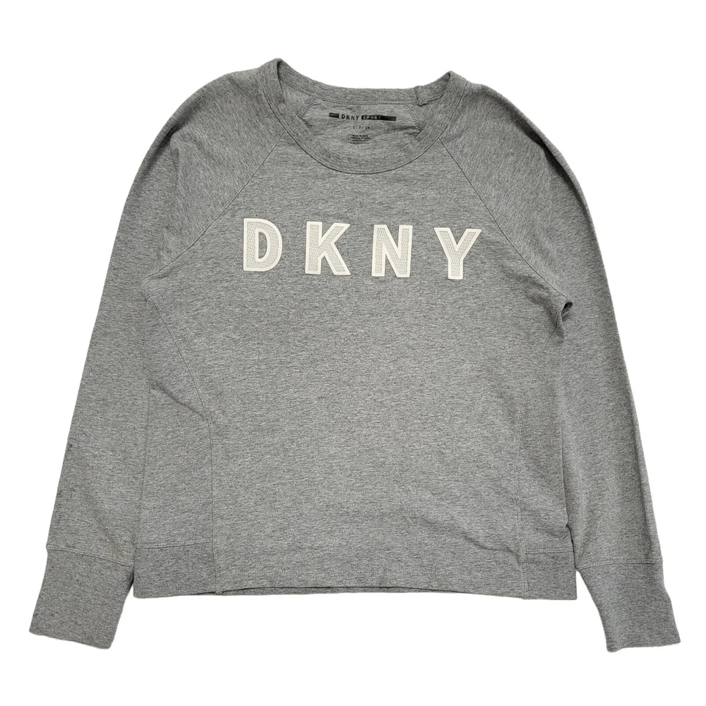 DKNY Grey Round Neck Sweatshirt Uk Women's Size Small DD947