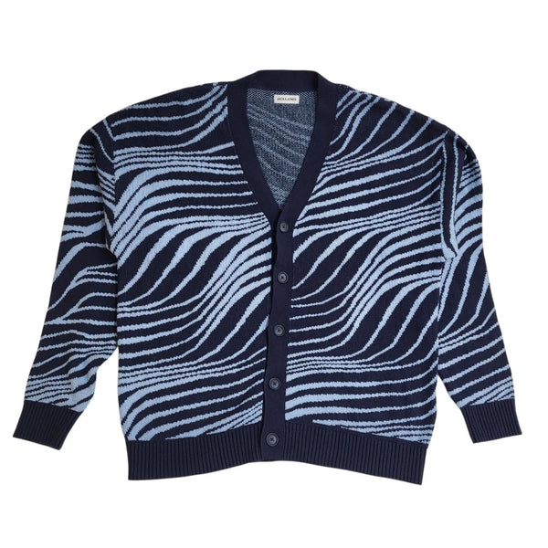 Jack & Jones Cardigan Vintage Y2K Blue UK BNWT Men's Size 2XL