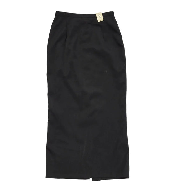 Dorothy Perkins Vintage 90's Black Straight Skirt Uk Women's Size 10 Bnwt W28