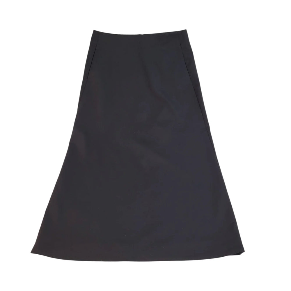 Cos A-Line Skirt Black Formal Business Wool Stretch Women's Size 12 W30 L912