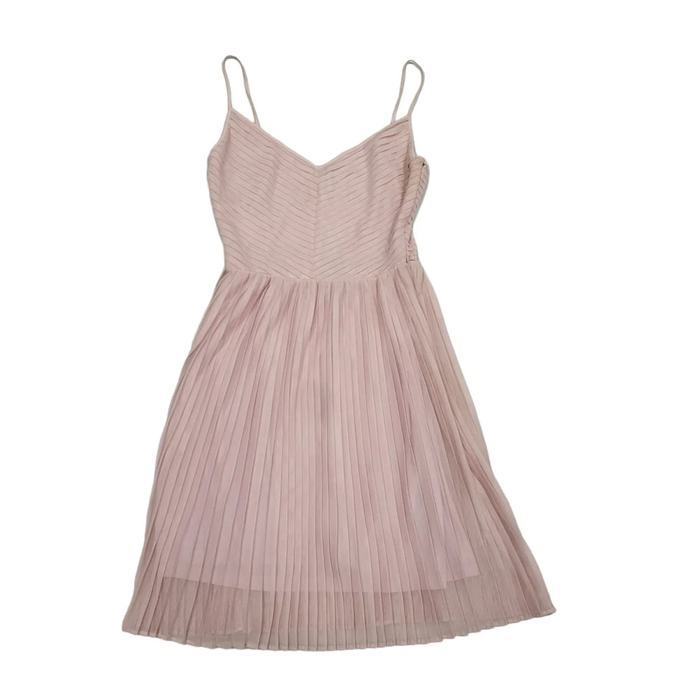 Massimo Dutti Pink Sleeveless Evening Dress Uk Women's XS Bnwt BB969