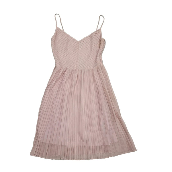Massimo Dutti Pink Sleeveless Evening Dress Uk Women's XS Bnwt BB969