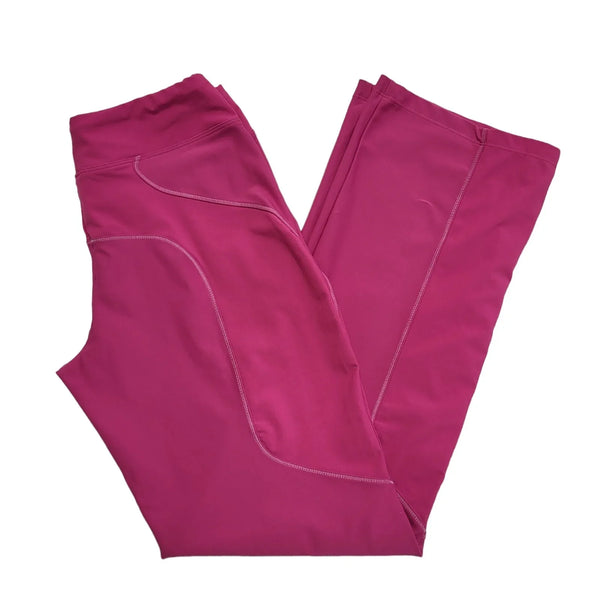 Nike Dri-Fit Straight Vintage Pink Tracksuit Bottoms Women's Size M W28 L31