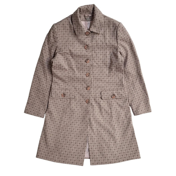Next Vintage 90s Button Pink Overcoat UK Women's Size 14