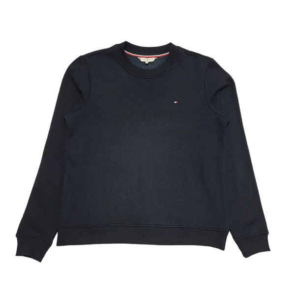 Tommy Hilfiger Navy Blue Round Neck Jumper Uk Women's Size Small DD456