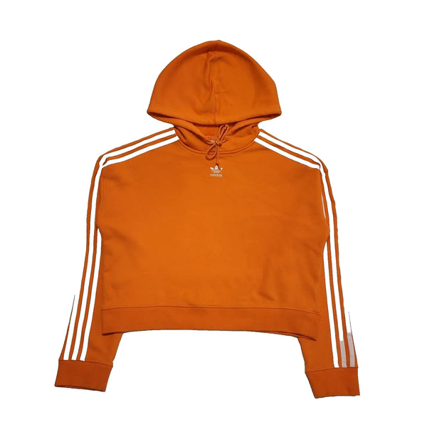 Nike Orange White Drawstring Sweatshirt Hoodie UK Women's Medium K194