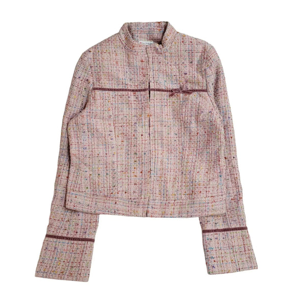 Miss Selfridge Pink Zipped Casual Jacket Uk Women's Size 14 Bnwt EE318
