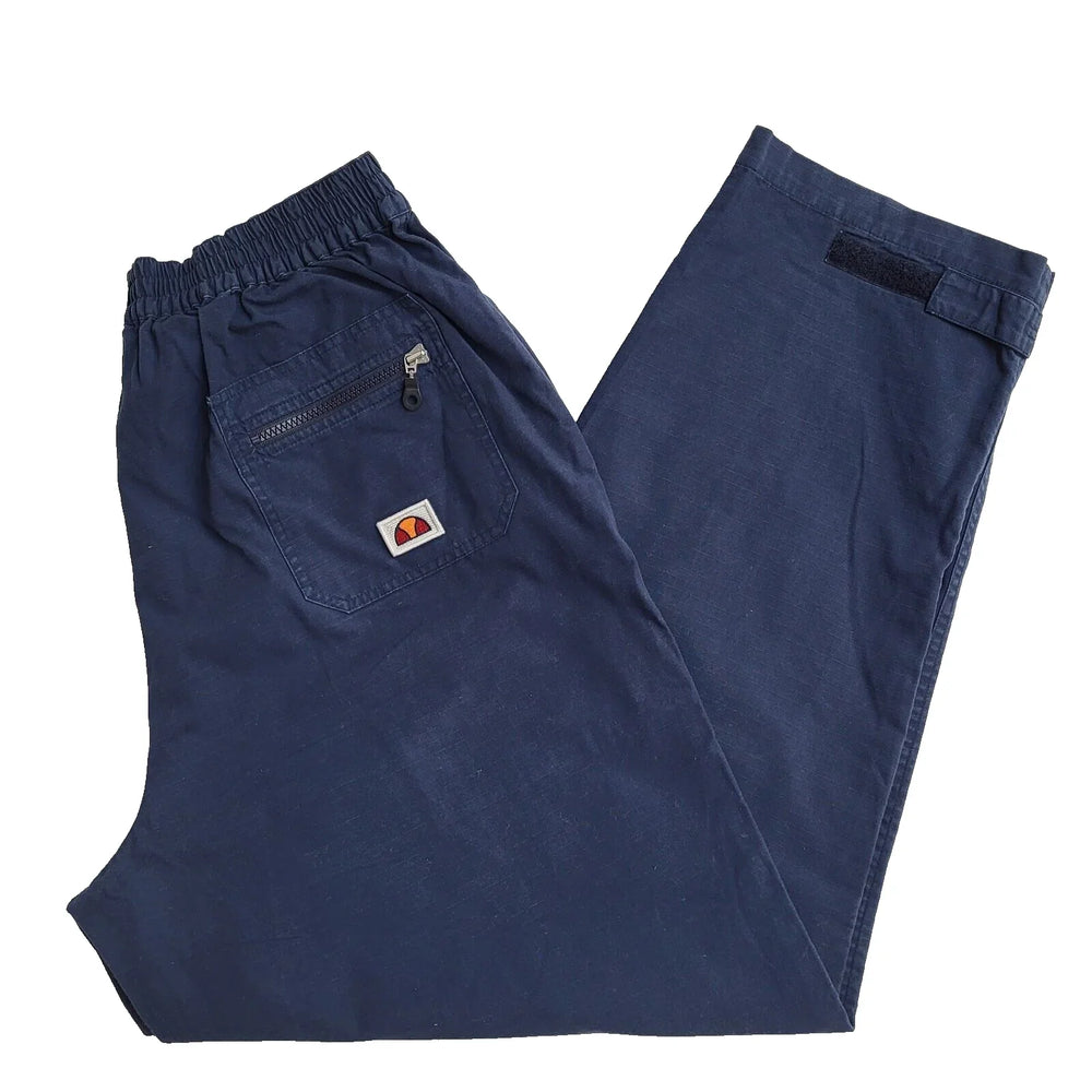 Ellesse Blue Vintage 90's Tapered Leg Trousers UK Men's Size XL W36 L29