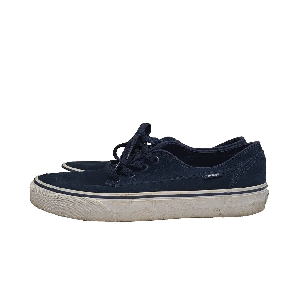 Vans Off The Wall Blue Suede Sneaker Trainers Men's Trainers Uk 7
