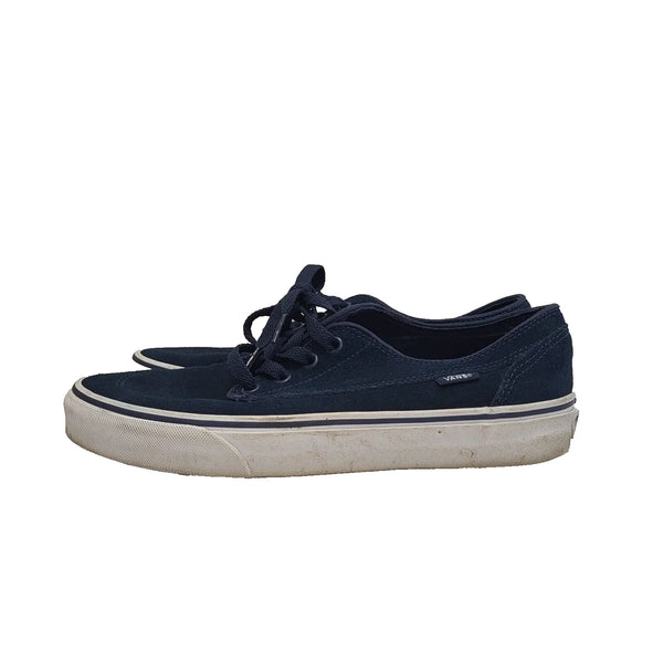Vans Off The Wall Blue Suede Sneaker Trainers Men's Trainers Uk 7