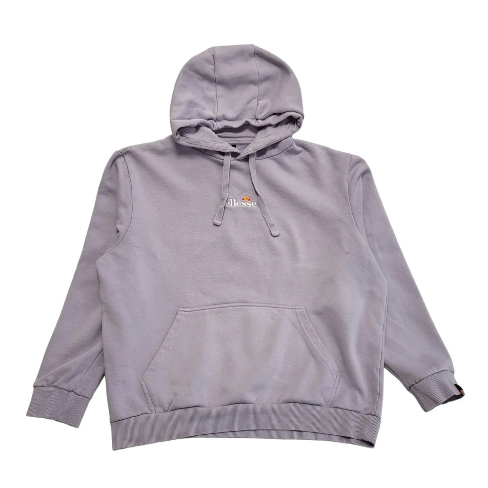 Ellesse Hoodie Lilac Pullover Drawstring Mens UK Size XL DD658