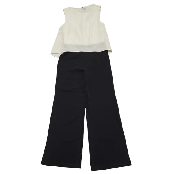 Marks & Spencer Black White Wide Leg Jumpsuit Uk Women's 8 Bnwt BB746