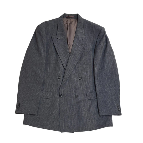 St Michael Grey 70s Blazer Suit Jacket Uk Men's Size Large 42"