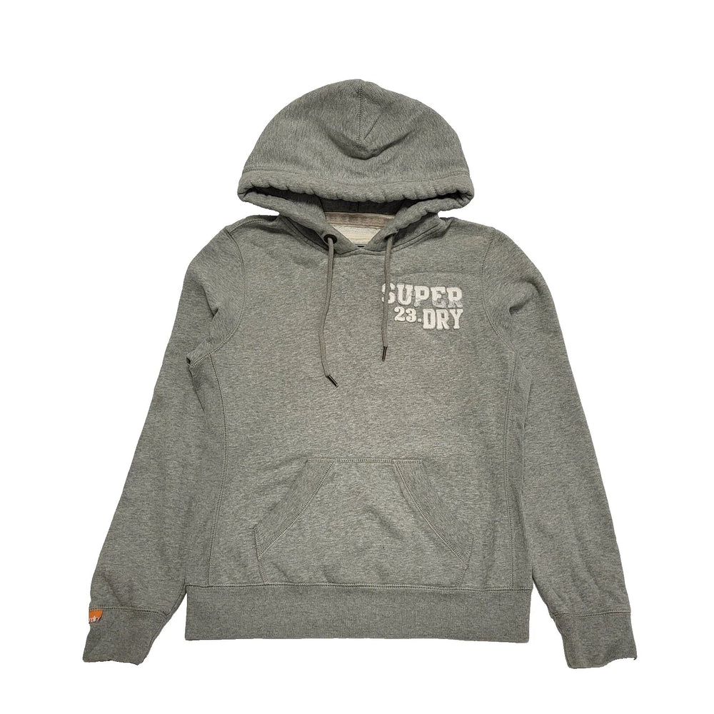 Superdry Grey Drawstring Sweatshirt Hoodie Women's  UK L 12 EU 40 H943