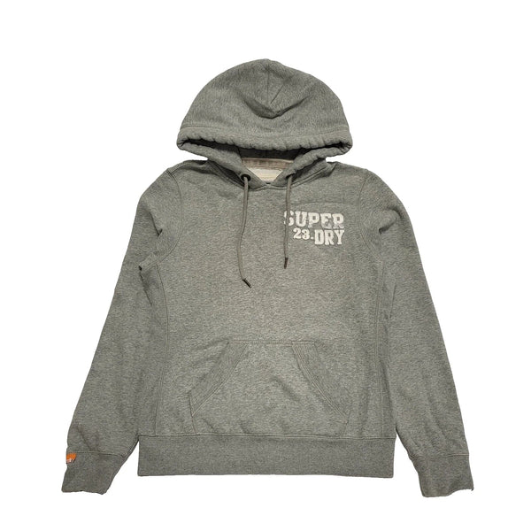 Superdry Grey Drawstring Sweatshirt Hoodie Women's  UK L 12 EU 40 H943