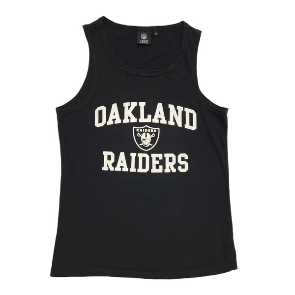 Team Apparel NFL Vintage 90's Black Cotton Sports Vest Top Men's Size M