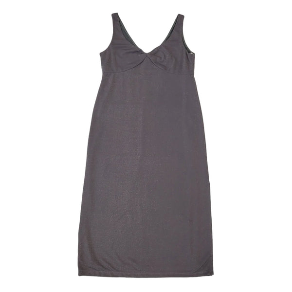 Dorothy Perkins Vintage 90s Grey Sleeveless Dress Uk Women's Size 18