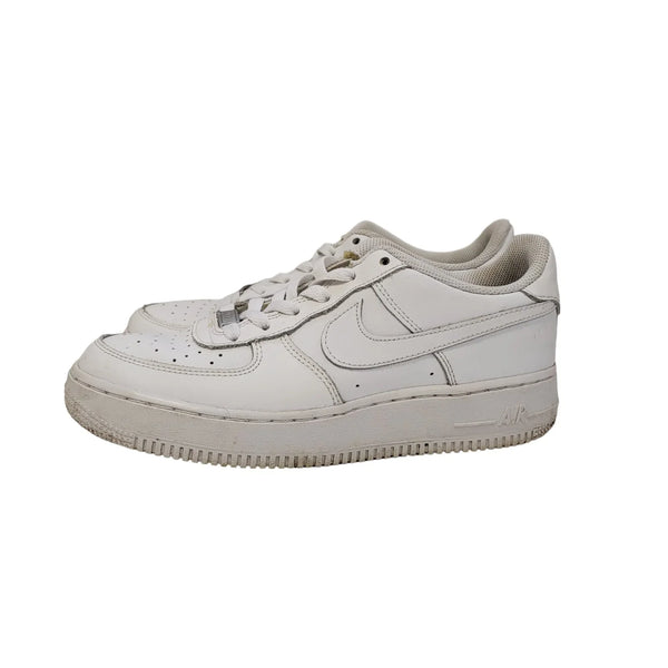 Nike Air Force 1 Low White Canvas Lace-Up Sports Trainers Girl's Uk Size 5.5