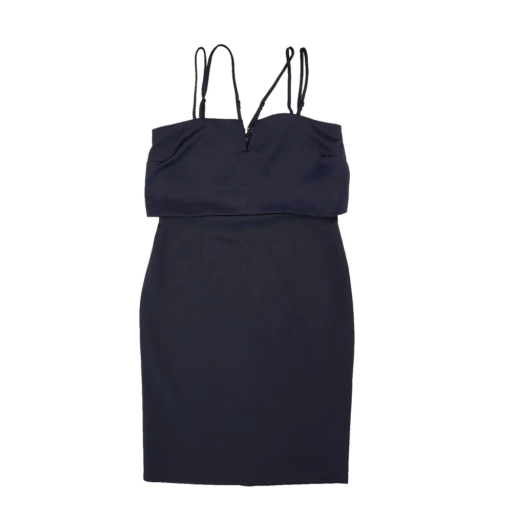 BNWT Michelle Keegan Sleeveless Navy Cami Formal Dress Women's UK 14 H848