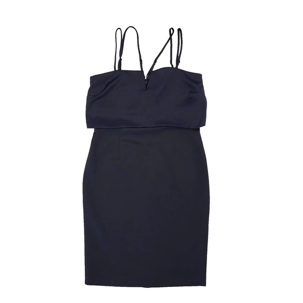 BNWT Michelle Keegan Sleeveless Navy Cami Formal Dress Women's UK 14 H848