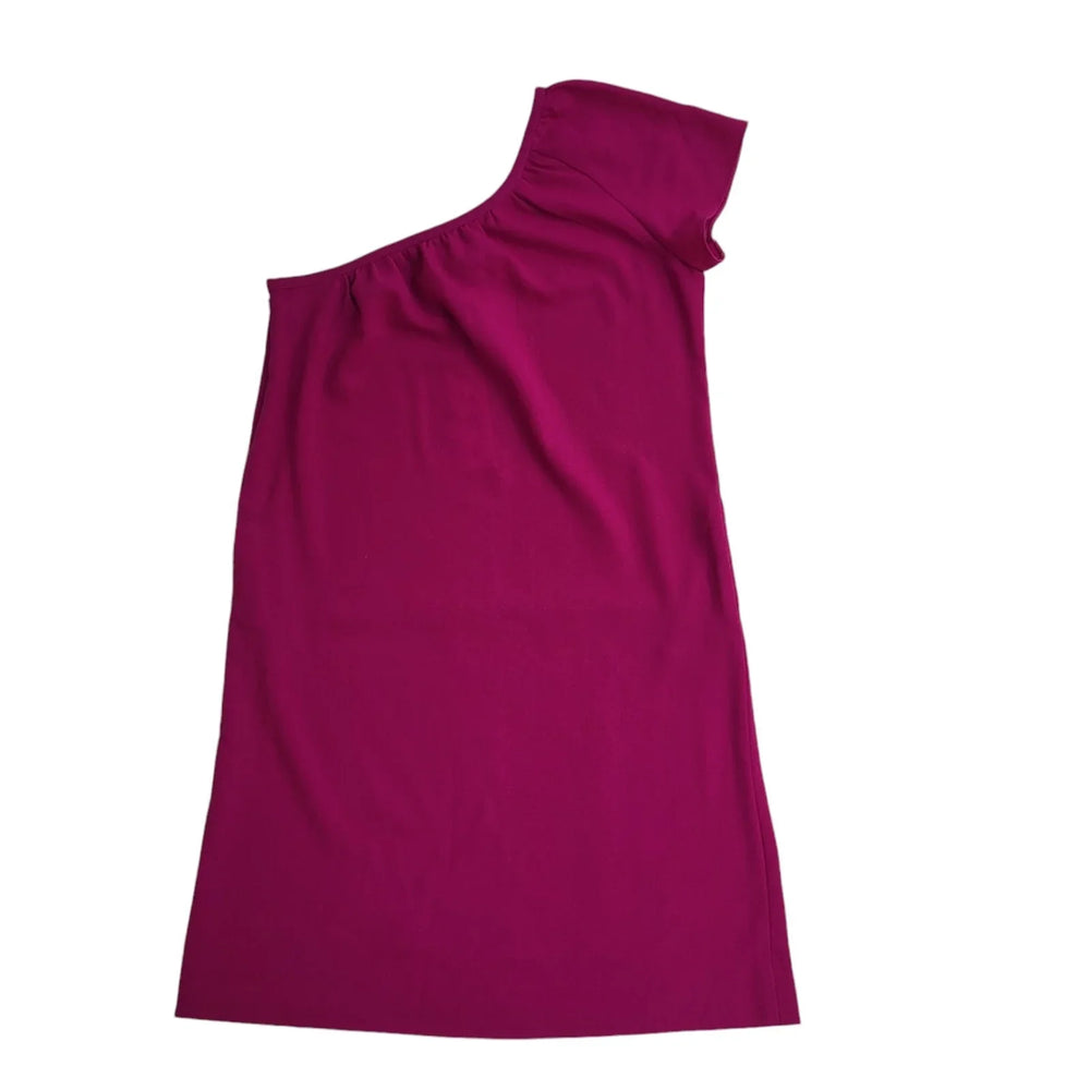 Goat Magenta Off Shoulder Gwen Summer Dress UK Women's Size 8 Bnwt EE691