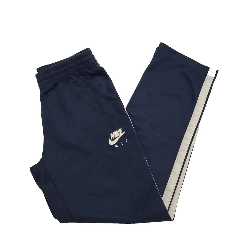 Nike Navy Blue White Straight Tracksuit Bottoms UK Men's M W32 L32 K172