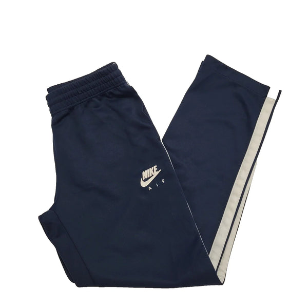 Nike Navy Blue White Straight Tracksuit Bottoms UK Men's M W32 L32 K172