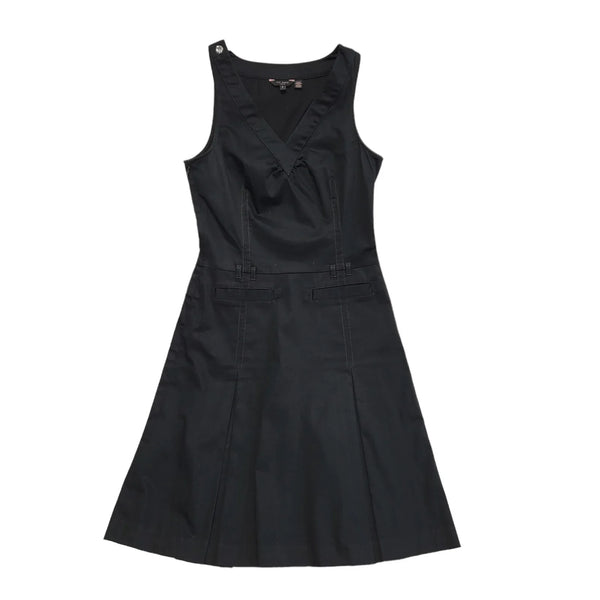 Ted Baker Black Sleeveless Fit & Flare Dress Uk Women's Size 10 DD859