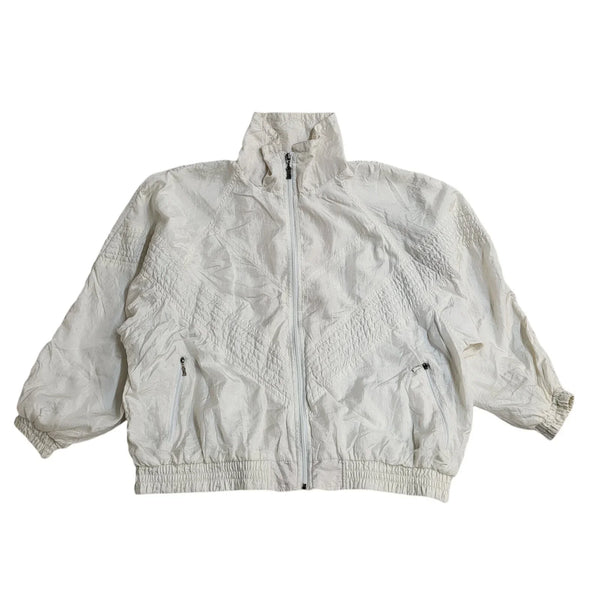 Rodeo Vintage 80s White Shell Jacket Uk Women's Size 18