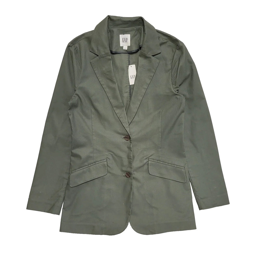 Gap Green Button Front Dress Jacket Uk Women's S 8 BNWT K950