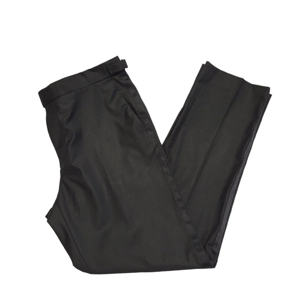 1904 Black Straight Leg Casual Trousers Uk Men's Size L W34 L30 Bnwt DD748