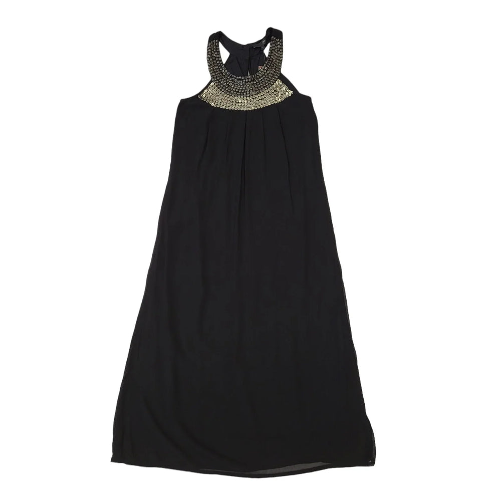 Next Petite Black Sleeveless Evening Dress Uk Women's Size 10 Bnwt EE120