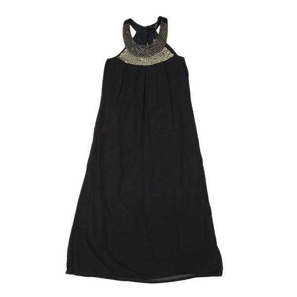 Next Petite Black Sleeveless Evening Dress Uk Women's Size 10 Bnwt EE120