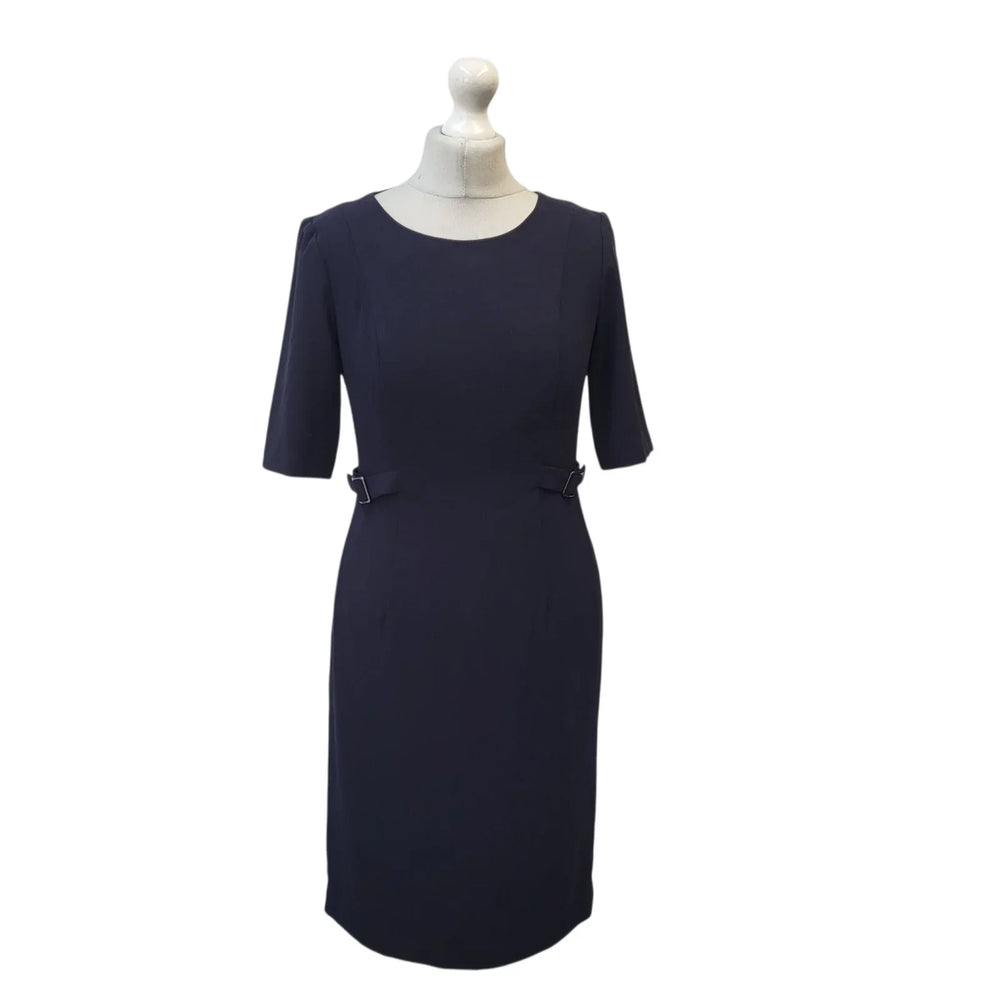 Precis Petite Dress Pencil Navy Blue Bnwt Women's Size 8 L920