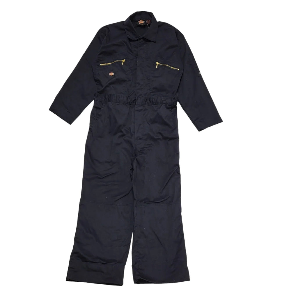 Dickies Navy Blue Long Sleeve Work Jumpsuit Uk Men's Size 3XL W40 L22.5