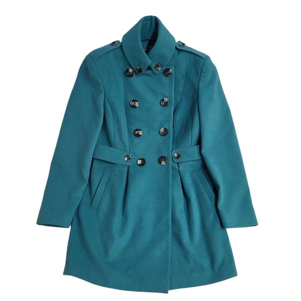 Next Blue/Turquoise Button Dress Jacket UK Women's Size 12 EE971