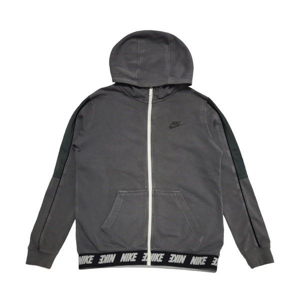 Nike Grey High Neck Cotton Zipped Sweatshirt Hoodie UK Boy's 13-15 years H738