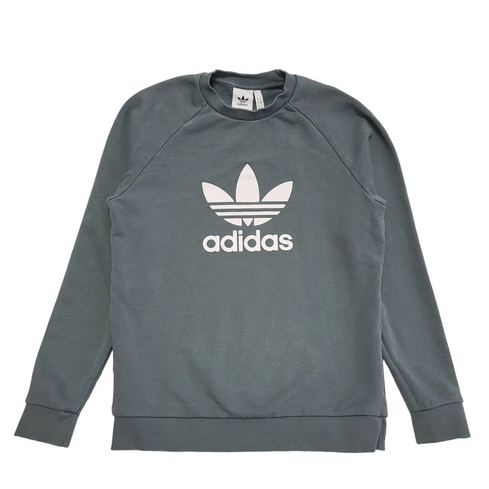 Adidas Sweatshirt Sports Green Long Sleeve Men's UK Size M DD630