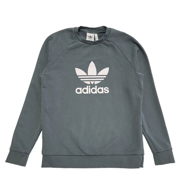 Adidas Sweatshirt Sports Green Long Sleeve Men's UK Size M DD630