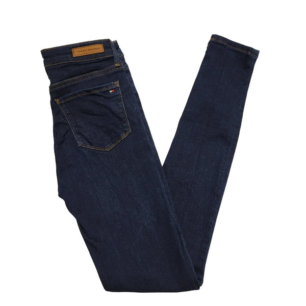 Tommy Hilfiger Dark Blue Skinny Denim Jeans UK Women's XS W25 L29 BB522