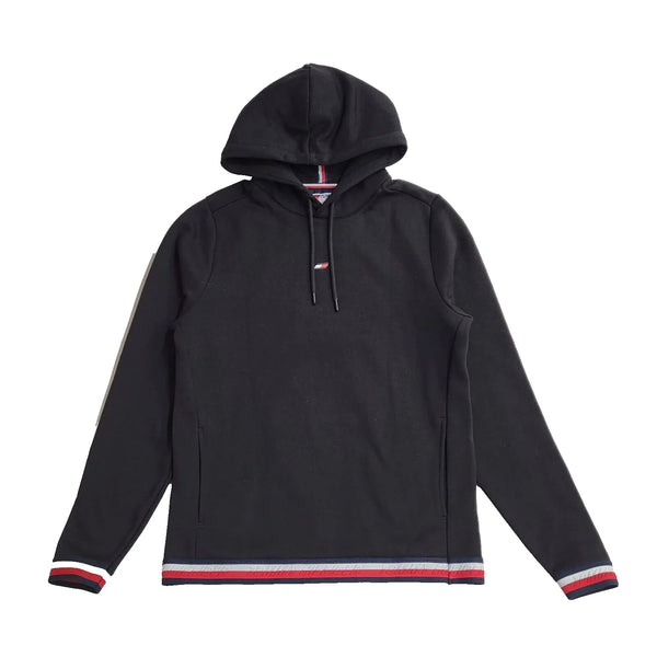 Tommy Hilfiger Hoodie Black Pullover Drawstring Mens UK Size S EE347