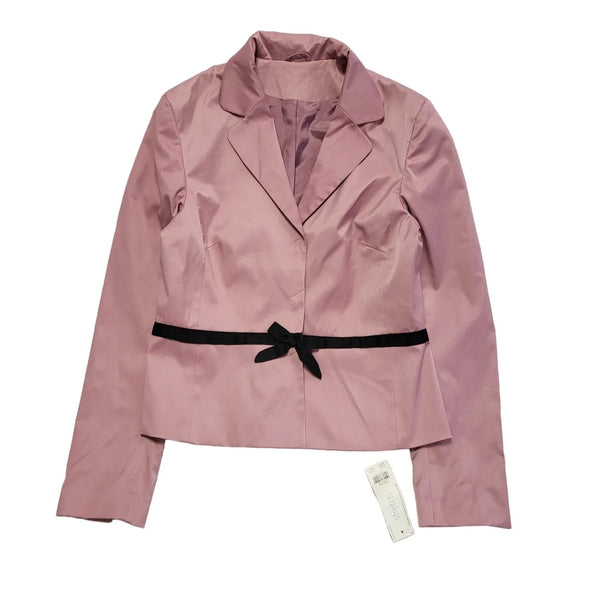 Topshop Pink & Black Snap Dress Jacket UK Women's Size 14 Bnwt L671